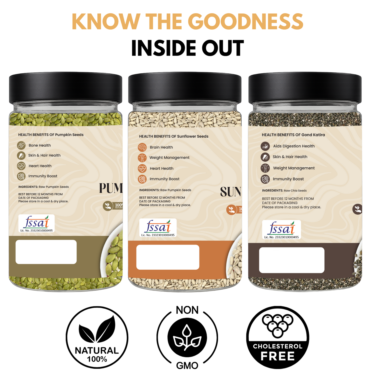 Seeds Combo Pack of 3