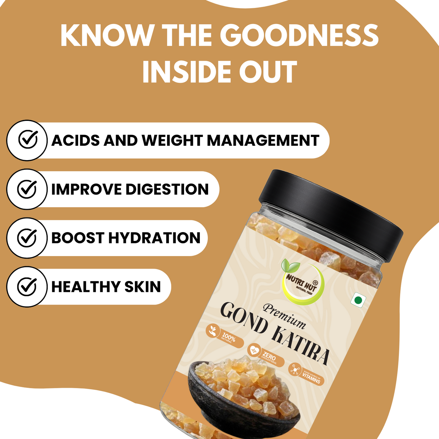 Gond Katira | 100% Natural | Boosts Digestion | 100g